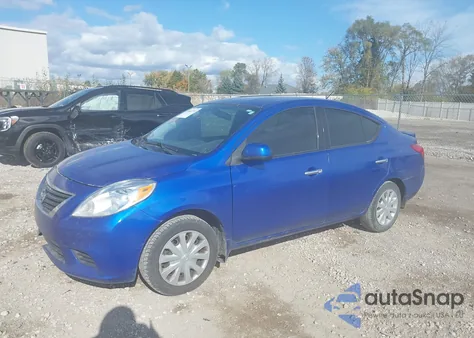 2014 Nissan Versa 1.6 Sv из США, поврежденный, VIN 3N1CN7AP8EL860373